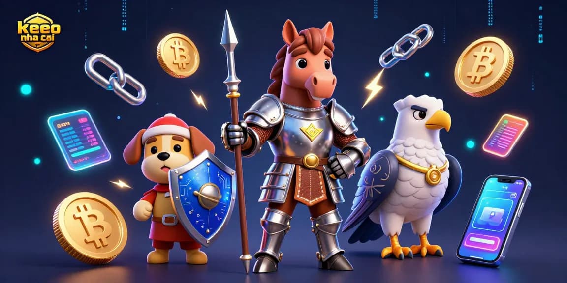 Place your bets at keo nha cai, where the knight and friends battle for crypto riches!