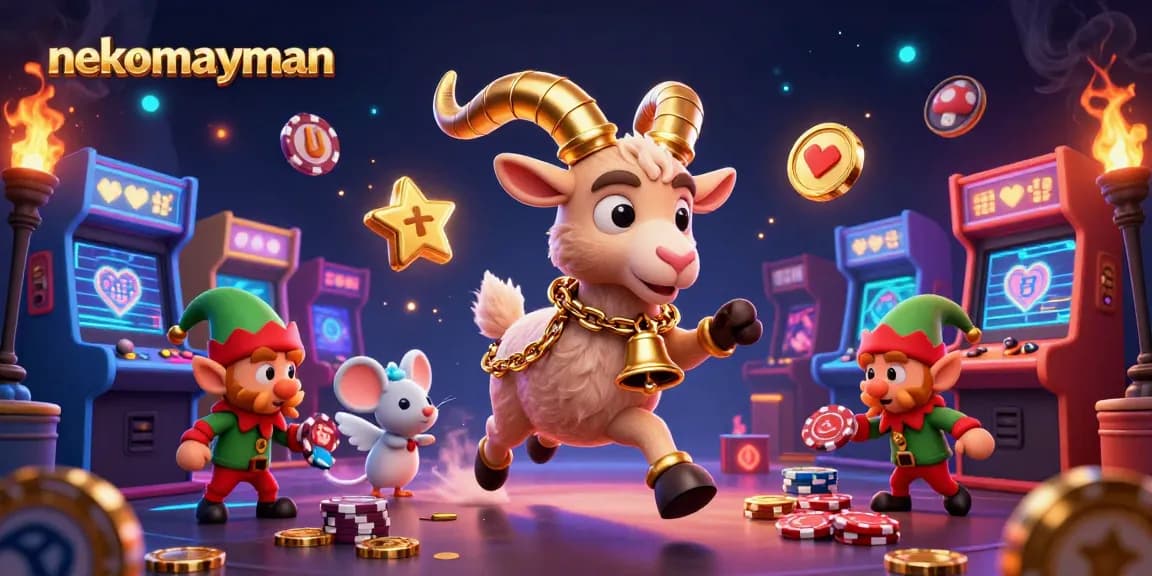 Experience the excitement of nekomayman gameplay with colorful characters and dynamic casino elements.