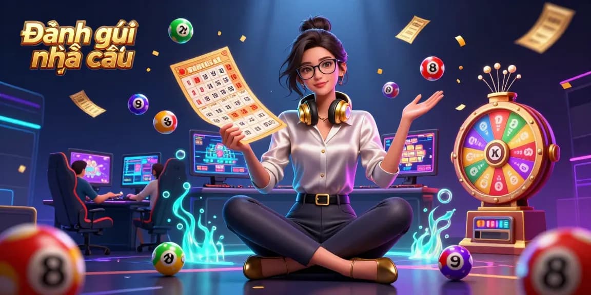 Engage with Đánh giá nhà cái through an energetic 3D gaming scene featuring vibrant casino elements.