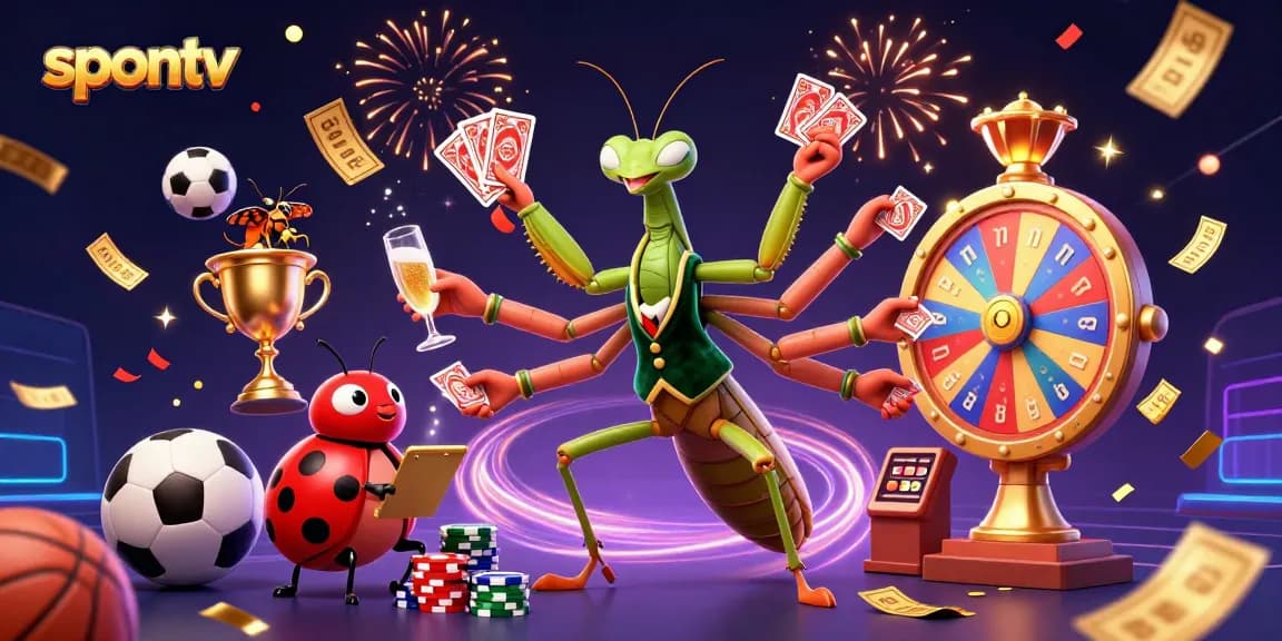 Experience spontaniously winning with spontv's live sports streaming showcasing vibrant action and a celebratory atmosphere.
