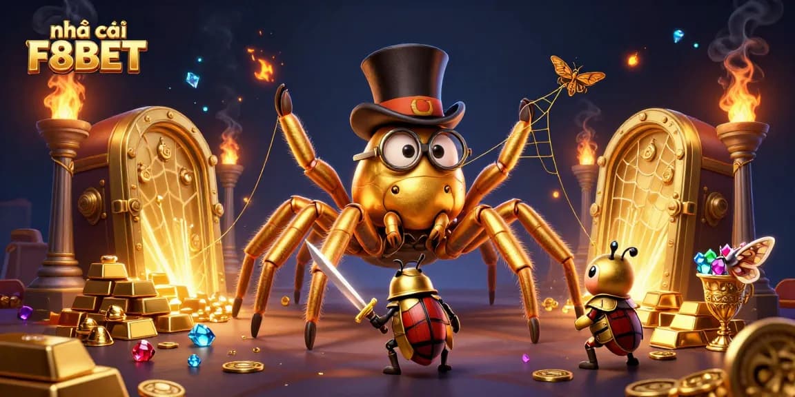 Engage in thrilling gameplay at nhà cái F8BET with dynamic casino adventure in a vibrant 3D scene.