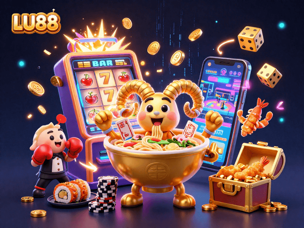 Bet big with LU88 in a vibrant 3D casino world filled with immersive gaming action and excitement.
