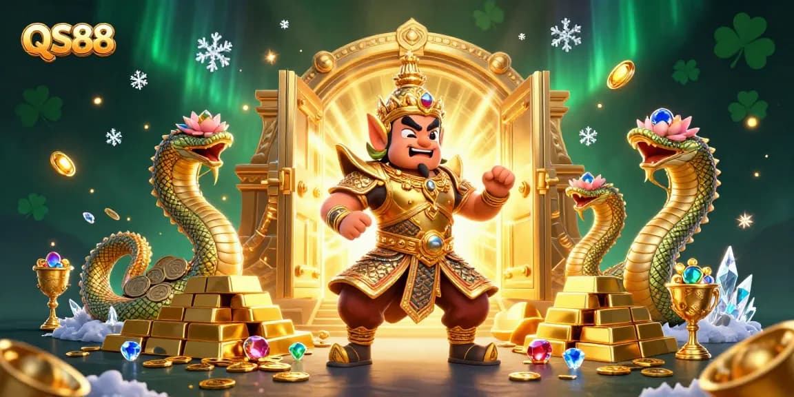 Experience the magic of QS88 with vibrant slot games, treasure vaults, and rich casino themes.