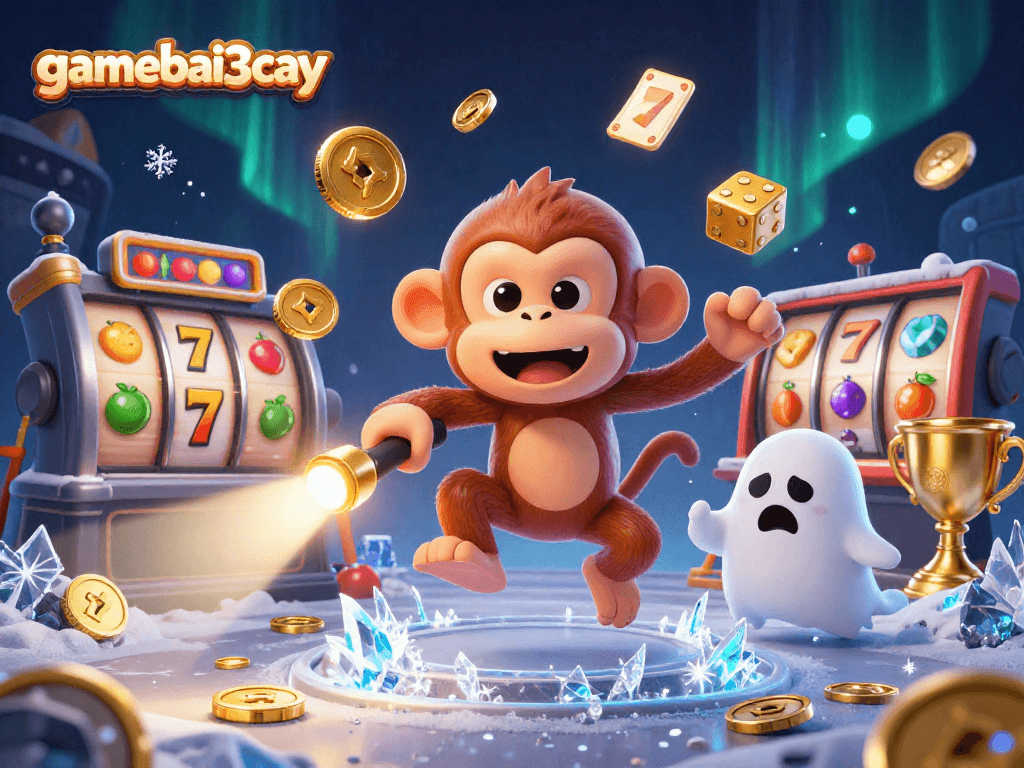 Experience enchanting gameplay at gamebai3cay with golden coins and vibrant slot symbols in action.
