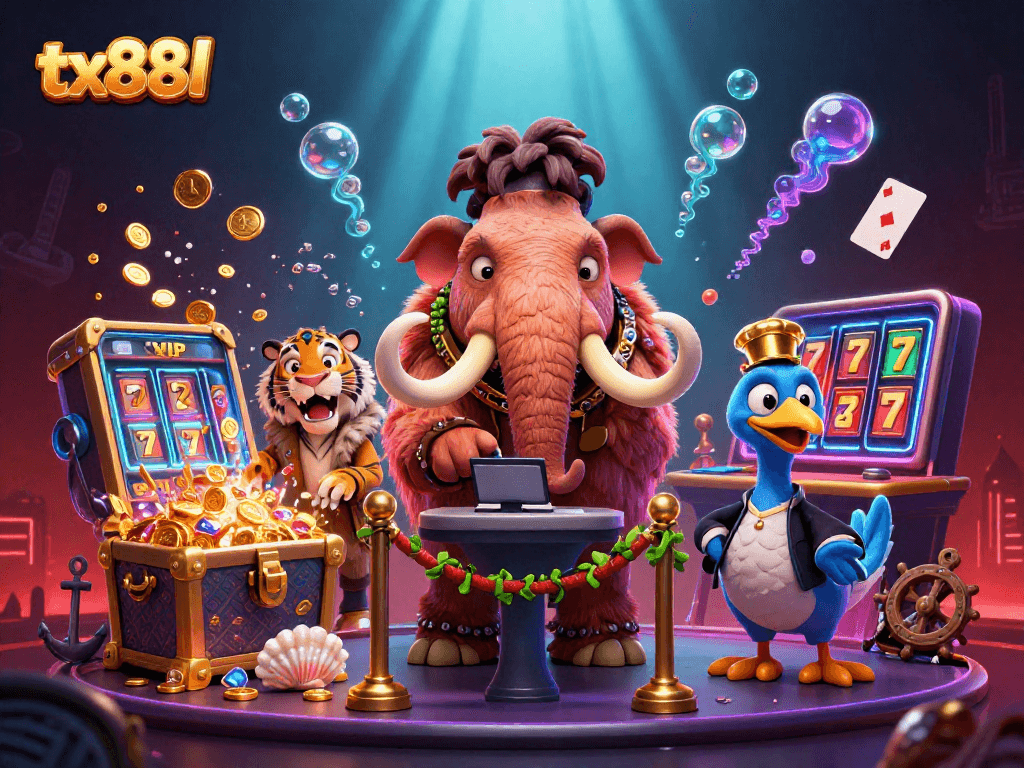 Experience thrilling gameplay at tx88l with our vibrant slots and immersive casino characters.