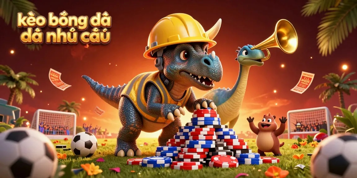 Experience the excitement of kèo bóng đá nhà cái with dynamic betting scenes and vibrant characters.