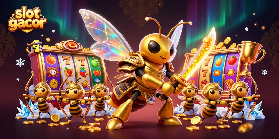 Spin winning reels with slot gacor strategies in this vibrant 3D casino scene.