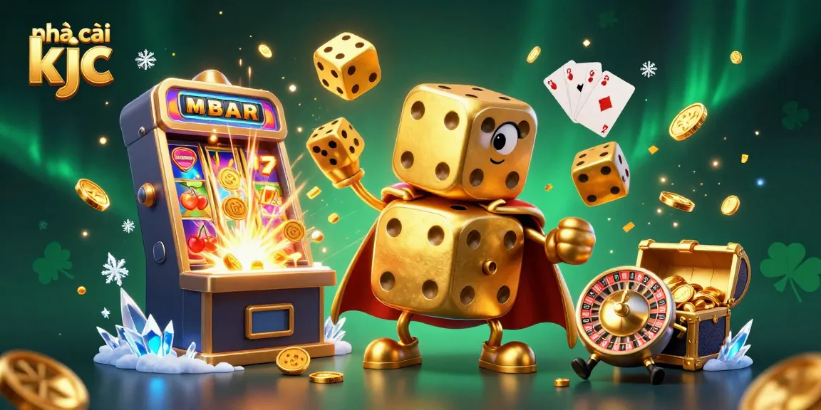 Engage with nhà cái kjc in an exciting environment filled with golden dice, jackpots, and casino action.