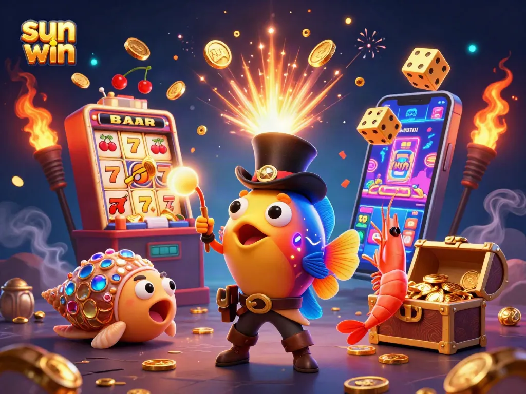 Experience the thrilling adventure of sun win with captivating jackpot visuals and vibrant casino excitement.