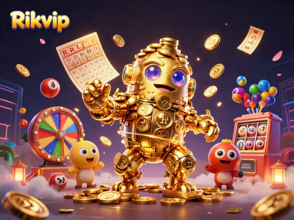 Engage with Rikvip's exciting gaming universe featuring dynamic lottery and casino elements.
