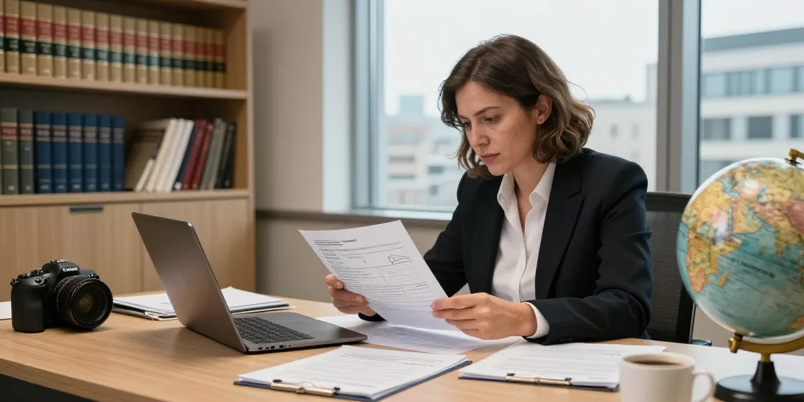 Swiss lawyers specializing in extradition cases analyzing legal documents in a modern office setting.