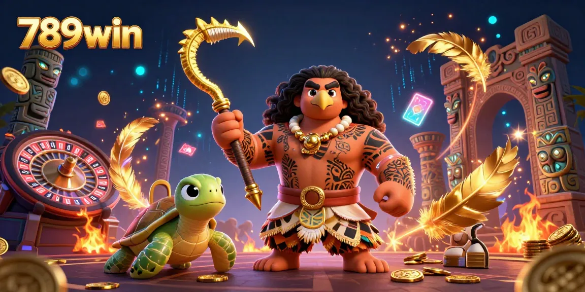 Experience the excitement of 789win with a vibrant casino scene filled with rich characters and dynamic elements.