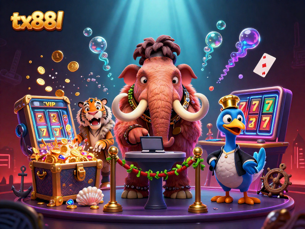 Experience thrilling gameplay at tx88l with our vibrant slots and immersive casino characters.