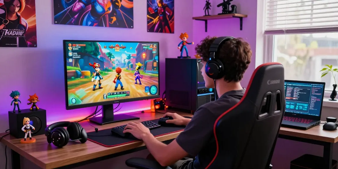 Immerse in a thrilling trans hentai game with vibrant visuals and an enthusiastic player, showcasing gaming passion and character diversity.