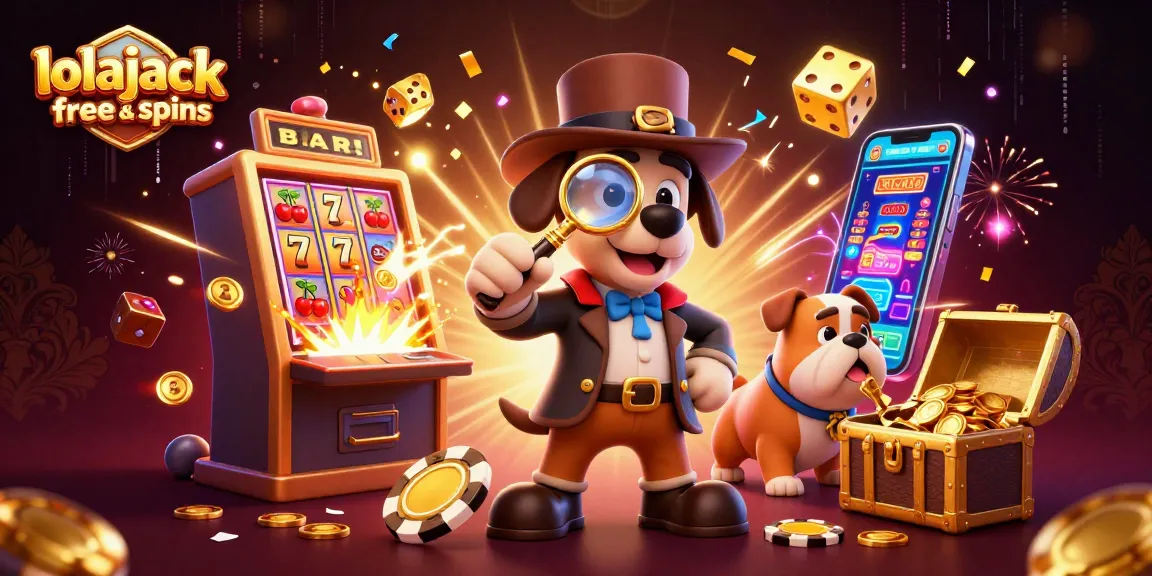 Experience huge wins with lolajack casino free spins as a detective explores thrilling gaming treasures.
