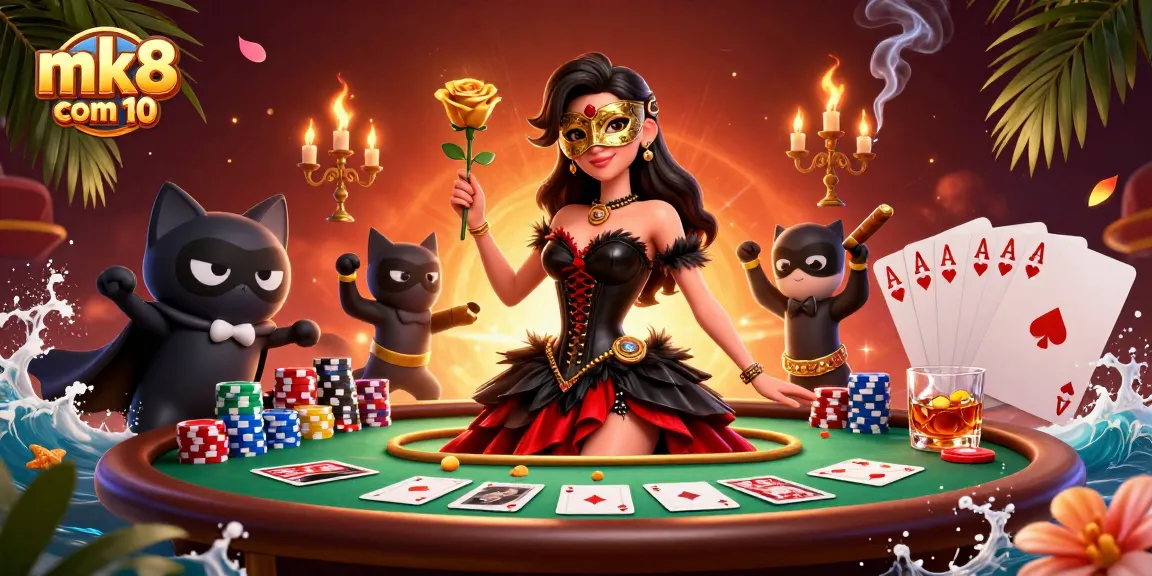 Join the excitement at mk8 com 10 with this stunning casino scene filled with action and vibrant elements.