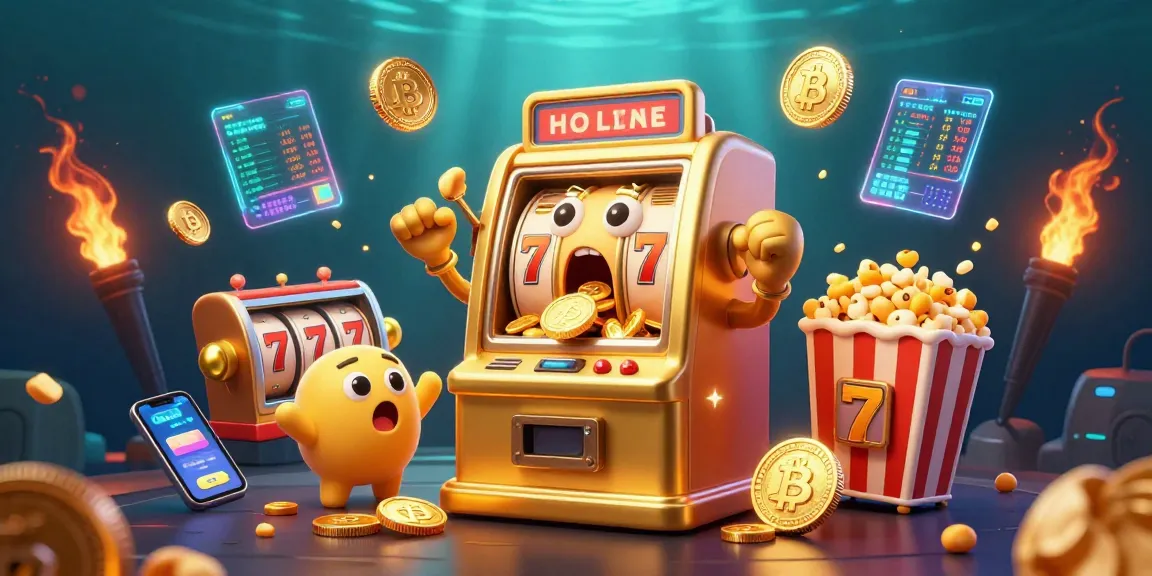 Hit the jackpot with Nổ Hũ at the vibrant casino scene, featuring golden slot machines and glowing coins.