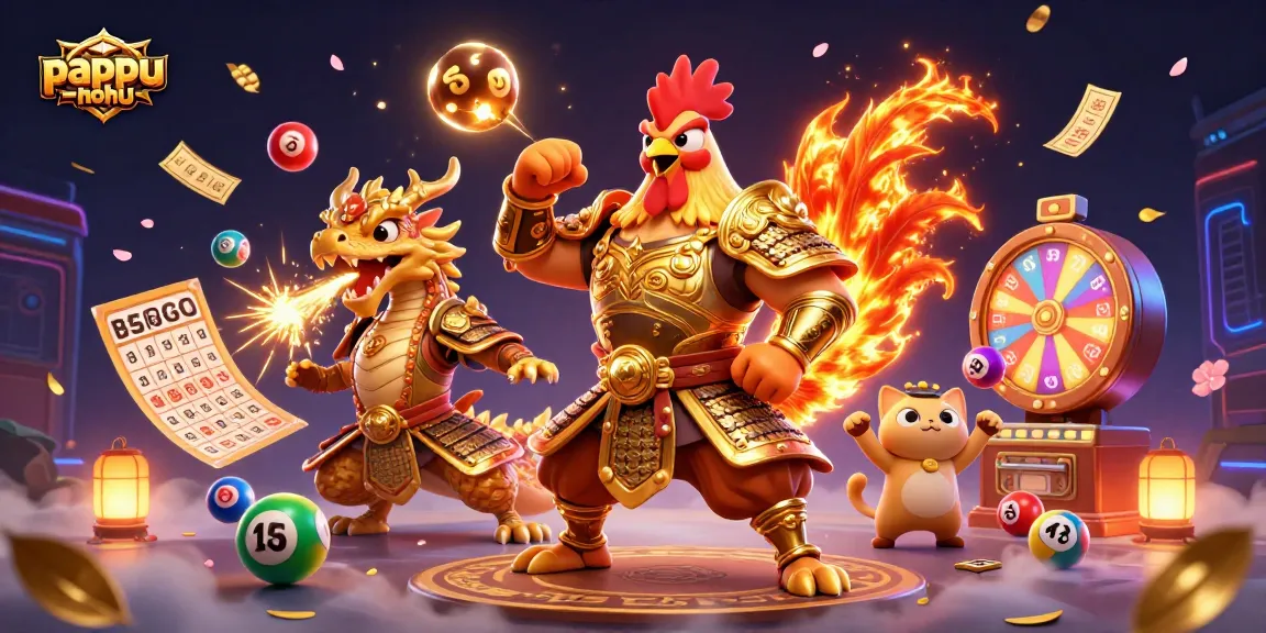 Engage in thrilling Pappu-nohu gameplay amidst roaring winning excitement and colorful illustrations.