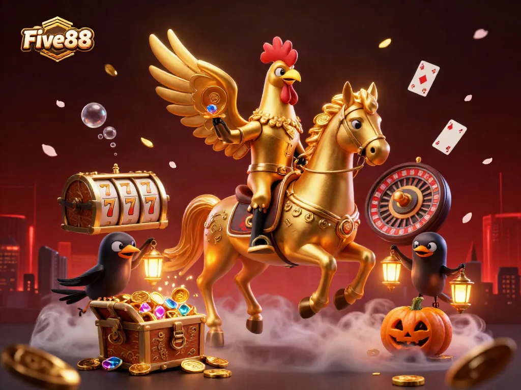 Experience the vibrant gaming realm of Five88, where golden treasures and spectral adventures await!