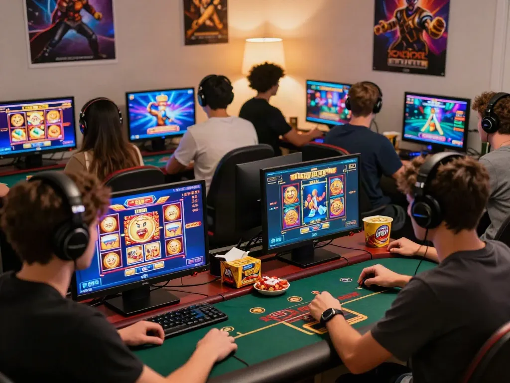 Engaging players enjoying 9 bet games in a vibrant online casino environment.