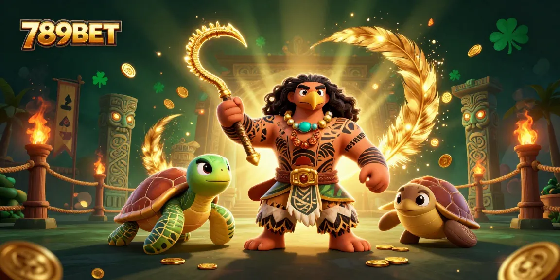 Engage with thrilling 789BET casino action through a vibrant 3D illustration of colorful characters and gaming elements.