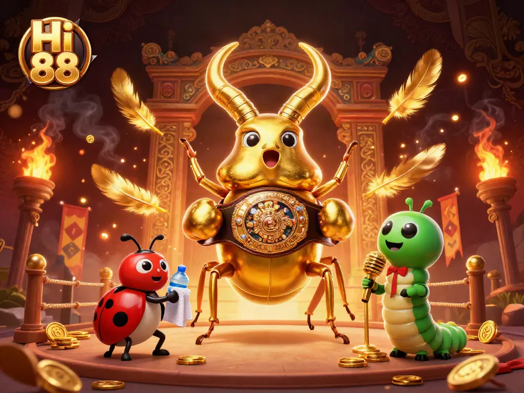 Experience Hi 88 with a buzzing casino scene featuring dynamic characters and vibrant elements.