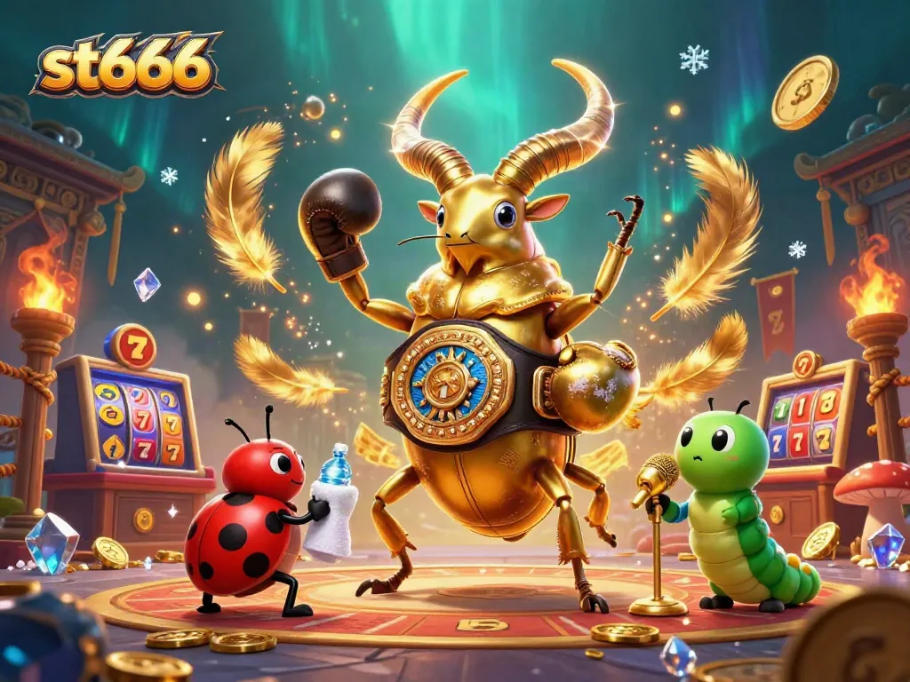 Watch the st666 gaming culture explode with this dynamic illustration showing casino excitement.