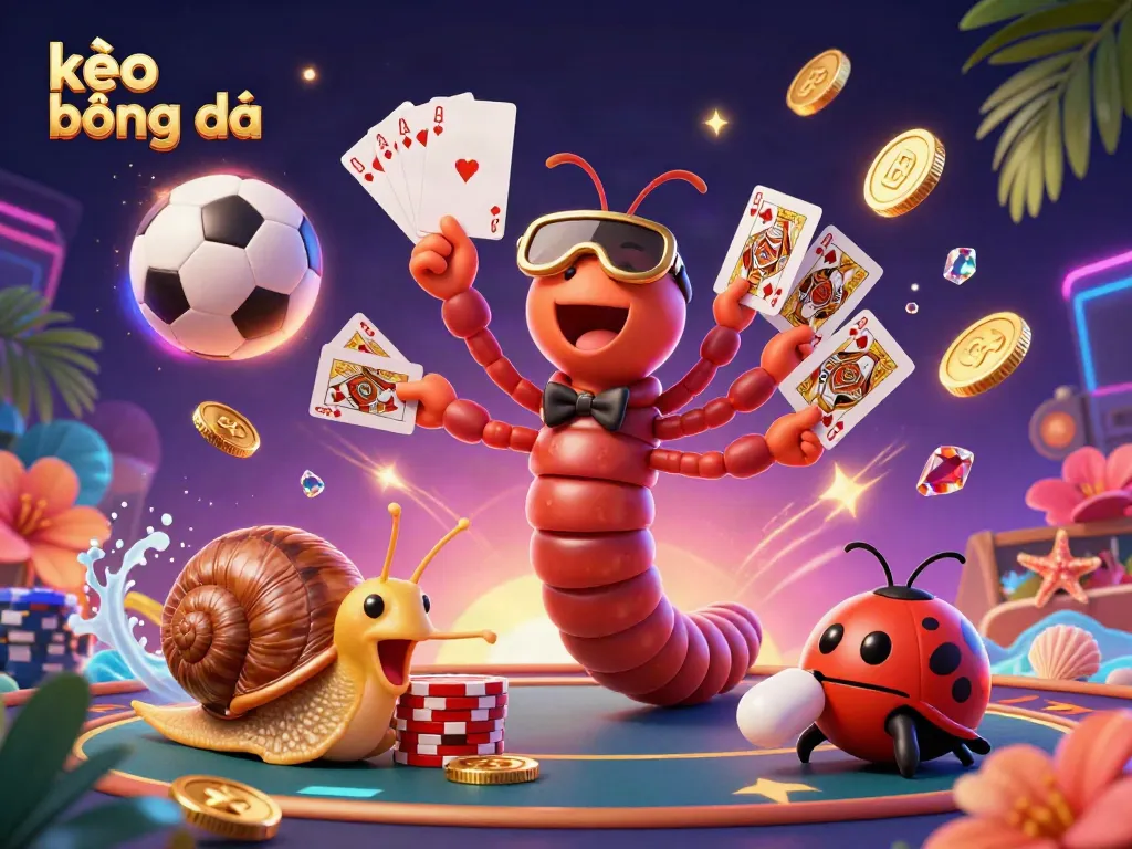 Engage with kèo bóng đá by enjoying dynamic soccer betting scenes filled with vibrant visuals and action.