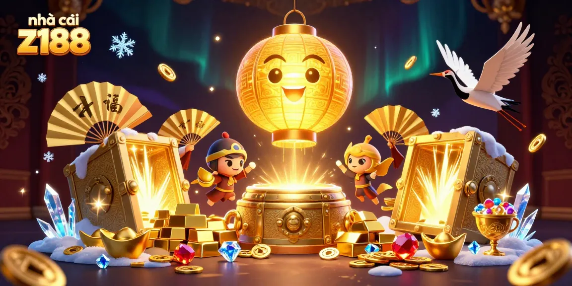 Experience the thrill of nhà cái z188 with vibrant casino imagery showcasing exciting game elements and characters.