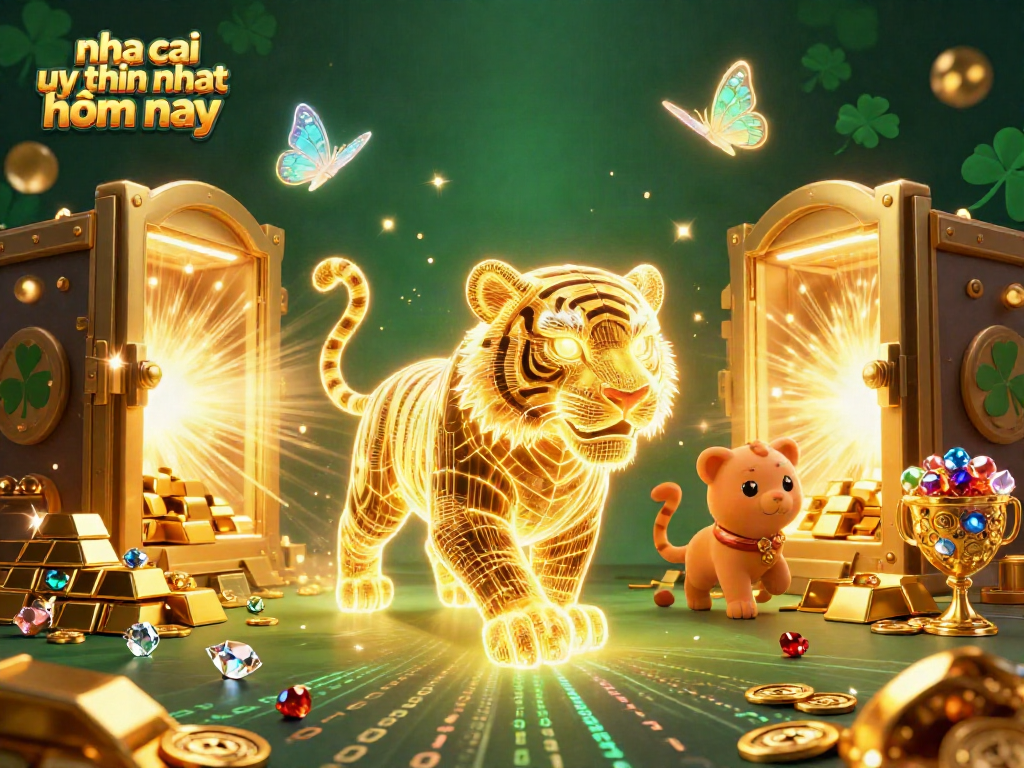 Engage with nha cai uy tin nhat hôm nay through an exciting digital casino scene illustrating vibrant gaming energy.