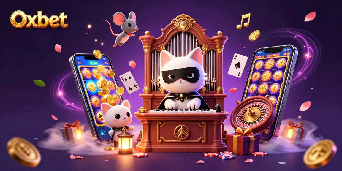 Experience the thrilling gameplay at Oxbet with a vibrant casino scene featuring engaging characters and dynamic slots.