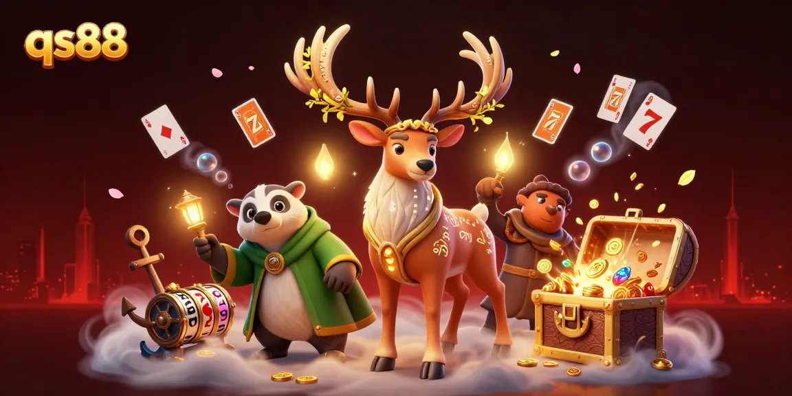 Engage with qs88 and win big at the online casino with vibrant game elements and mystical characters.