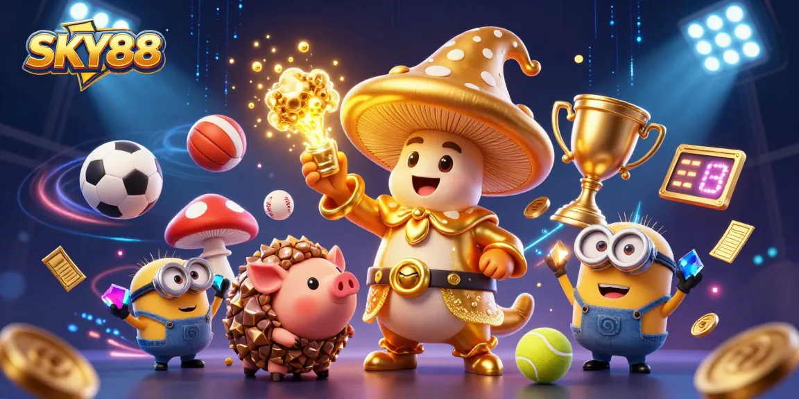 Experience thrilling gaming at SKY88 with interactive sports memorabilia and magical treasures.