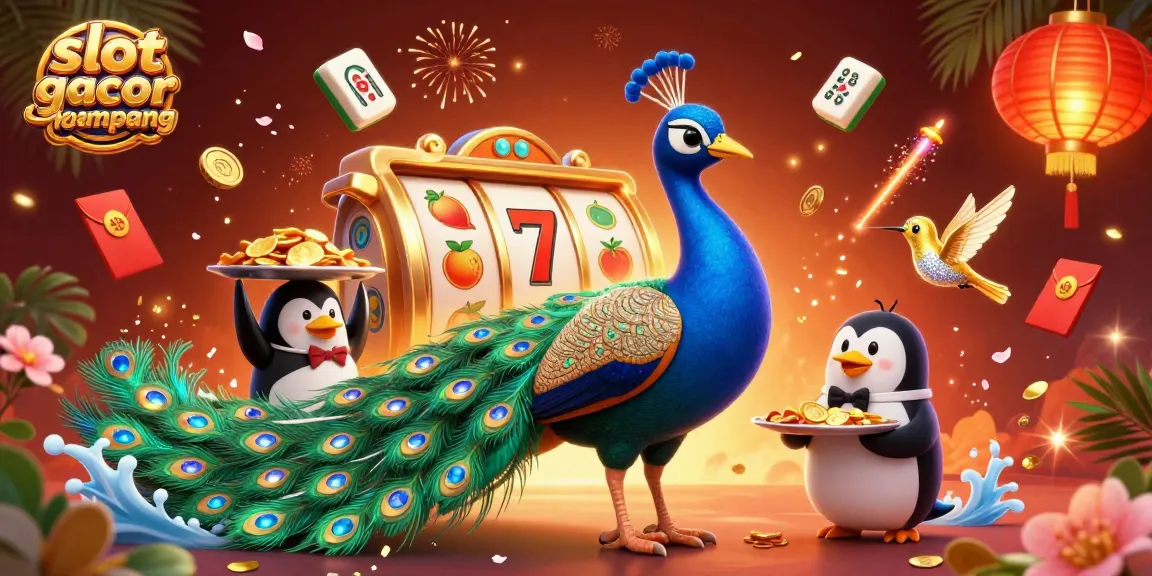 Experience the thrill of slot gacor gampang menang with vibrant 3D casino characters and elements illustrating exciting gameplay.