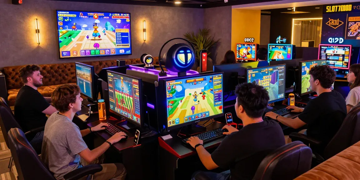 Exciting online gaming experience at SLOT7000, showcasing players engaged with 4D slots.